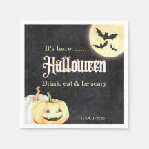 Fiesta corporativa de Halloween Simple Negro Dorad