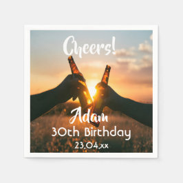 Servilleta De Papel fiesta de 30 años anima a los hombres a tomar foto