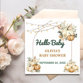 Servilleta De Papel Fiesta de Acción de Gracias de otoño Baby Shower