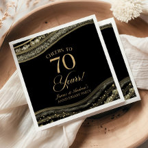Fiesta de aniversario de 70 años de ágata negra do
