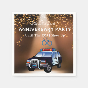 Servilleta De Papel Fiesta De Aniversario Gracioso Hasta Que Aparezcan