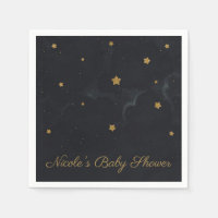 Fiesta de Baby Shower Cielo Nocturno Oscuro Estrel