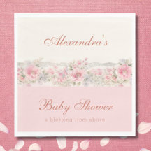 Fiesta de Baby Shower Cristiana Shabby Chic con Fl