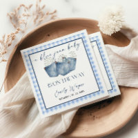 Fiesta de Baby Shower de Mezclilla Azul