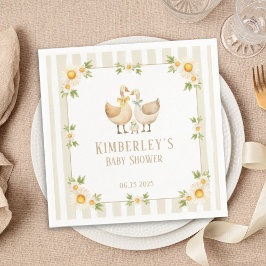 Servilleta De Papel Fiesta de Baby Shower Género Neutral Silly Little 