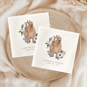 Servilleta De Papel Fiesta de Baby Shower Neutral Boho