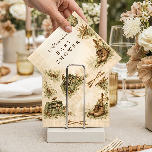 Servilleta De Papel Fiesta de Baby Shower Recuerdo Pequeño Cazador del (Subido por el creador)