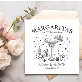 Servilleta De Papel Fiesta de Bachelorette de Cocktails Retro