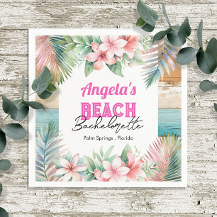 Servilleta De Papel Fiesta de bachillerato de playa tropical