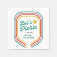 Fiesta de baloncesto Pickle Retro raya arcoiris