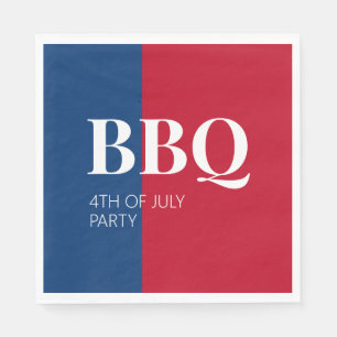 Servilleta De Papel Fiesta de barbacoa del 4 de julio
