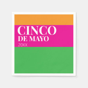 Servilleta De Papel Fiesta de BBQ del Cinco De Mayo 