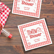 Fiesta de BBQ Rojo para el Bebe