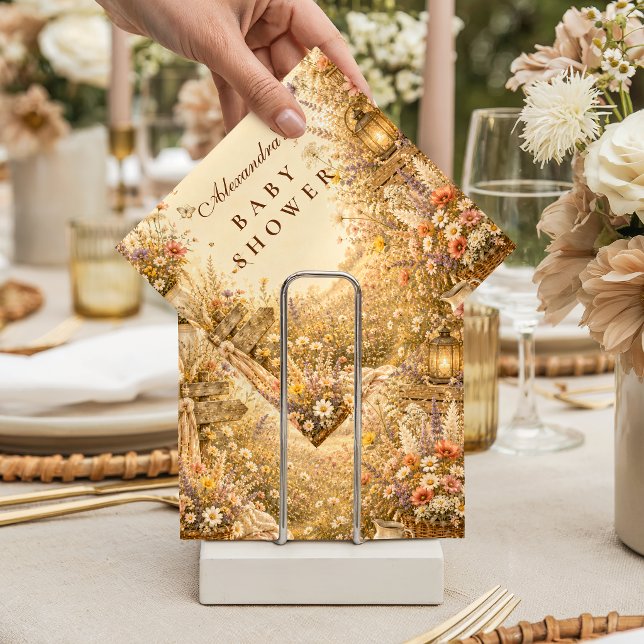 Servilleta De Papel Fiesta de Bebé Boho de Flores Silvestres Caprichos (Subido por el creador)