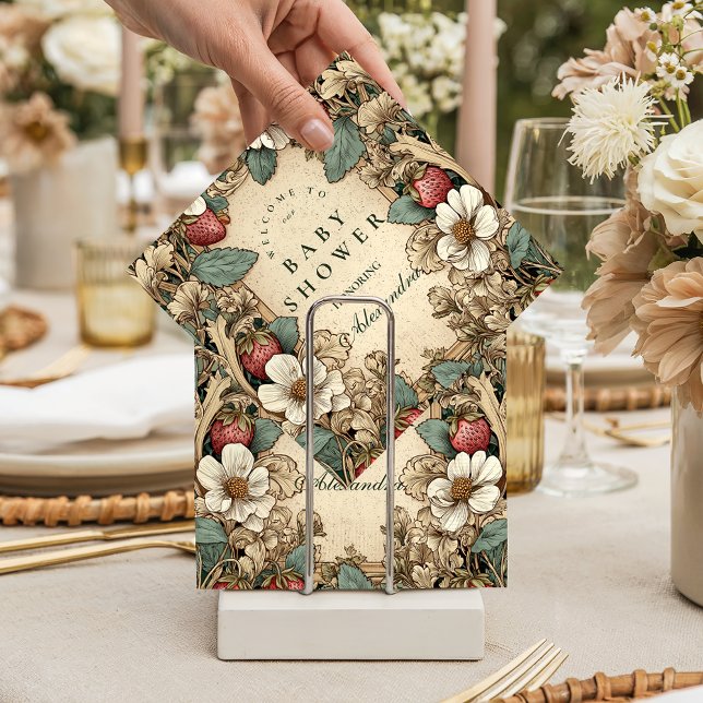 Servilleta De Papel Fiesta de Bebé Bosque de Fresas Caprichoso (Subido por el creador)