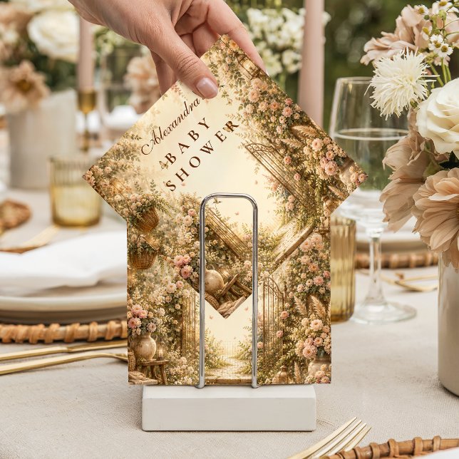 Servilleta De Papel Fiesta de Bebé Botánico Floral Boho (Subido por el creador)