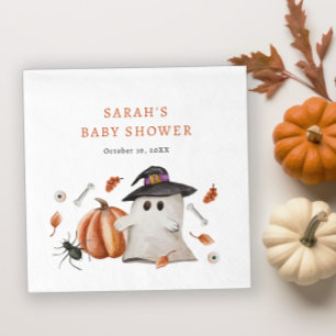 Servilleta De Papel Fiesta de Bebé con Tema de Halloween