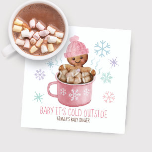 Servilleta De Papel Fiesta de Bebé Niña Galletas y Cacao Baby It's Col