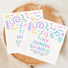 Servilleta De Papel Fiesta de Bebé Tiny Human Shindig