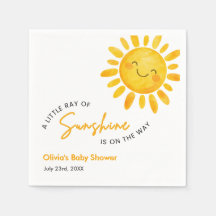 Fiesta de Bebé Un Pequeño Rayo de Sol