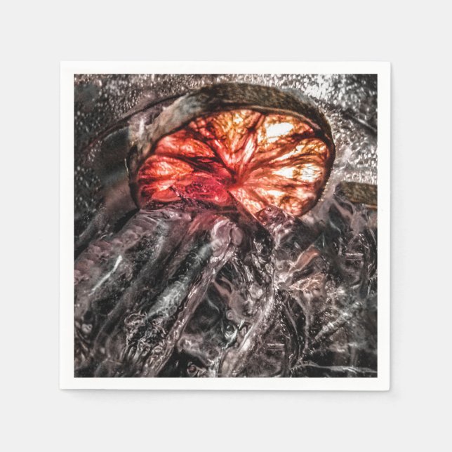 Servilleta De Papel Fiesta de bebidas Happy Hour Motif Photo (Anverso)