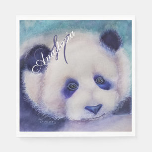 SERVILLETA DE PAPEL FIESTA DE BLANCO Y NEGRO MONOGRAMA