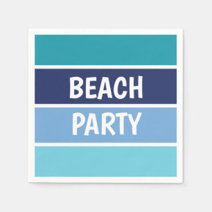 Servilleta De Papel Fiesta de Blue Beach