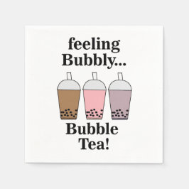 Servilleta De Papel Fiesta de Bubble Tea
