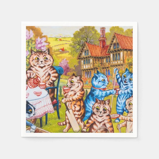 Servilleta De Papel Fiesta de Cat Garden (Anverso)