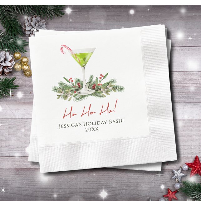 Servilleta De Papel Fiesta de cóctel Martini personalizada con caña de (Subido por el creador)
