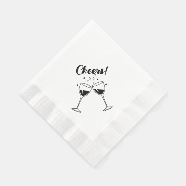 Servilleta De Papel Fiesta de cócteles de Cheers (Esquina)