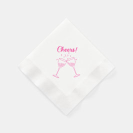 Servilleta De Papel Fiesta de cócteles de Cheers