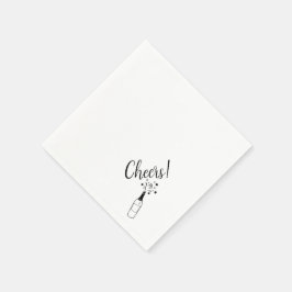 Servilleta De Papel Fiesta de cócteles de Cheers