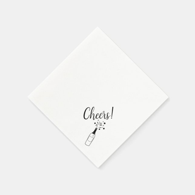 Servilleta De Papel Fiesta de cócteles de Cheers (Borde)