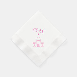 Servilleta De Papel Fiesta de cócteles de Cheers