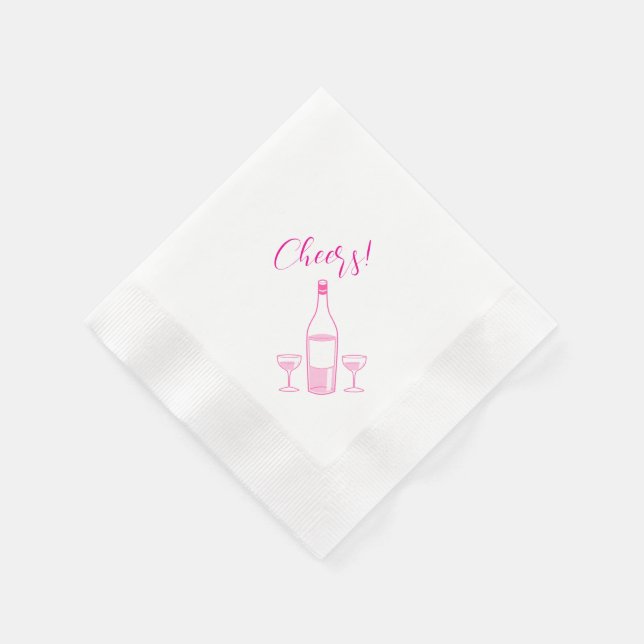 Servilleta De Papel Fiesta de cócteles de Cheers (Borde)