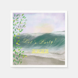 Servilleta De Papel Fiesta de cócteles Ocean Beach Celebración Cóctel