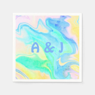 Servilleta De Papel Fiesta de cócteles personalizado de diverso retro 