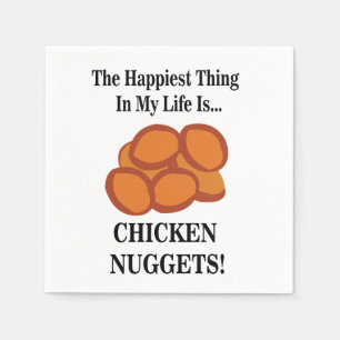 Servilleta De Papel Fiesta de comida rápida de nuggets de pollo