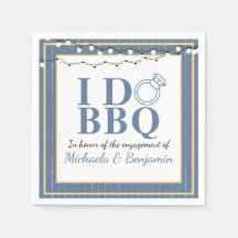 Fiesta de compromiso de BBQ 'I Do' para parejas