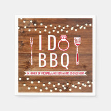 Fiesta de compromiso rústica I Do BBQ Parejas Show