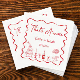 Servilleta De Papel Fiesta de Compromiso That's Amore