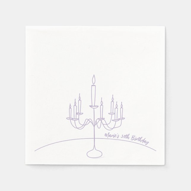 Servilleta De Papel Fiesta de Coquette Renacimiento Suave de Rococo co (Anverso)