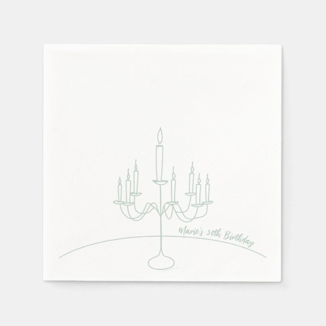 Servilleta De Papel Fiesta de Coquette Renacimiento Suave de Rococo co (Anverso)