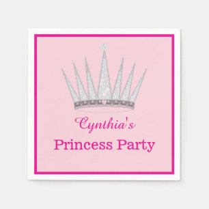 Servilleta De Papel Fiesta de Corona de Princesa Tiara