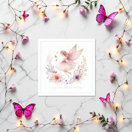 Servilleta De Papel Fiesta de cumpleaños 1.ᵉʳ Fairy encantada