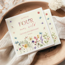 Fiesta de Cumpleaños 4 de Four Ever Wild Wildflowe