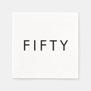 Servilleta De Papel Fiesta de cumpleaños 50