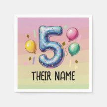 fiesta de cumpleaños 5 años sin tema