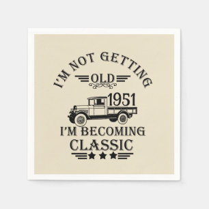 Servilleta De Papel Fiesta de cumpleaños 65º de cosecha personalizada